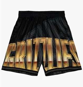 Шорты мужские Mitchell & Ness Nba Big Face 4.0 Fashion Short Vancouver Grizzlies Black Pshr1259-Vgryypppblck