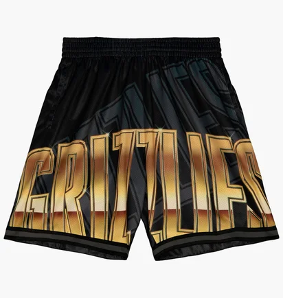 Шорти чоловічі Mitchell & Ness Nba Big Face 4.0 Fashion Short Vancouver Grizzlies Black Pshr1259-Vgryypppblck