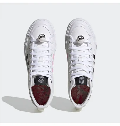 Кроссовки мужские Adidas Nizza High Rf X André Saraiva Shoes White Hq6861
