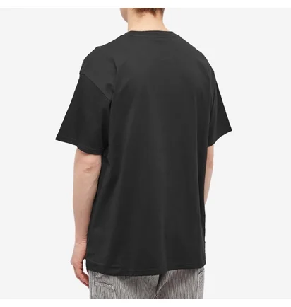 Футболка чоловіча Carhartt Script Embroidery Tee Black I030435-0D2XX