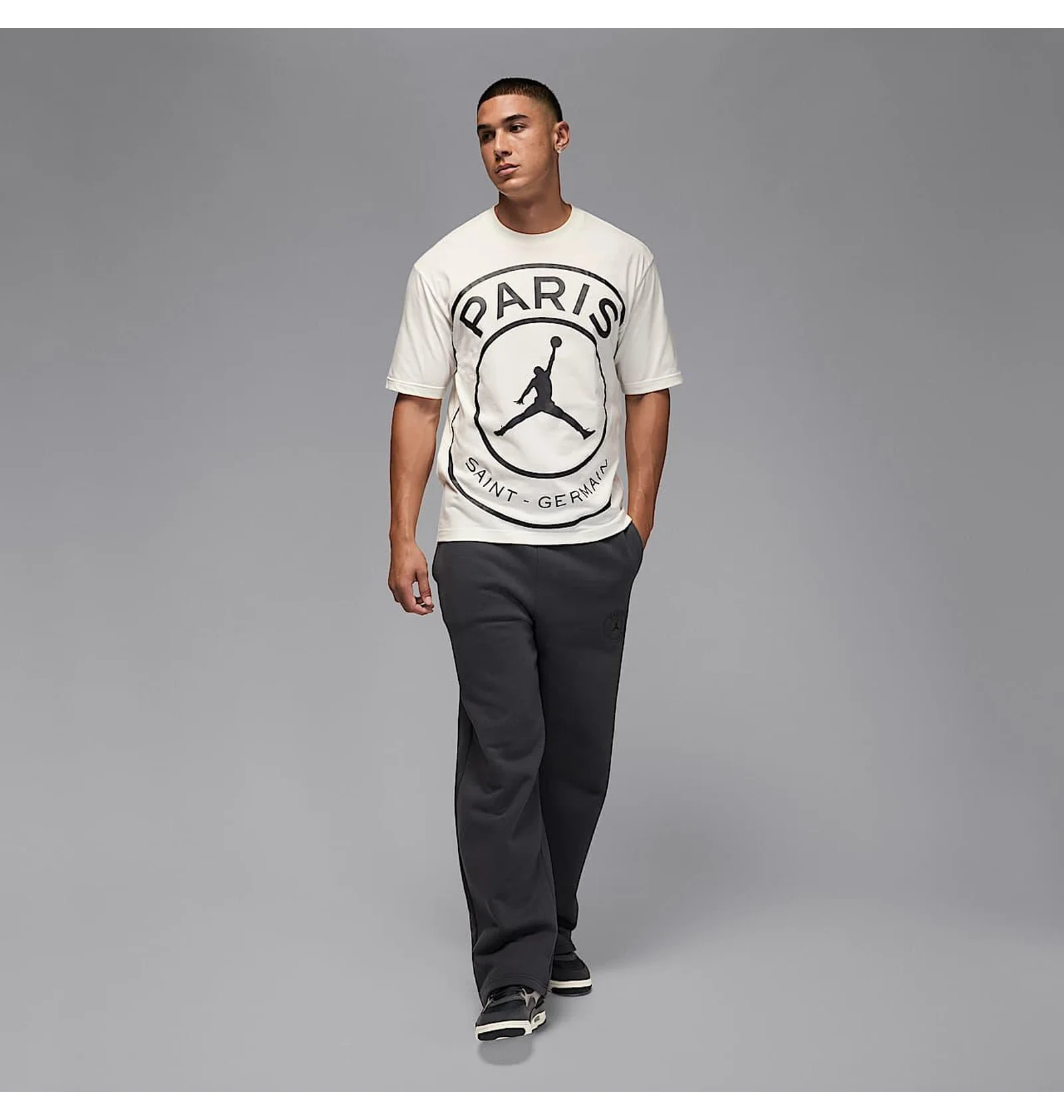 ᐉ Футболка мужская Air Jordan Psg Ss Logo White HV3411-133