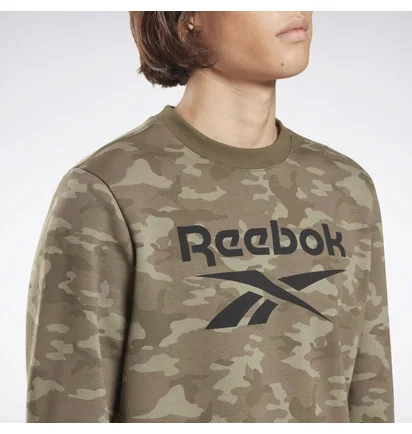 Свитшот мужской Reebok Id Camo Crew Olive HE8173