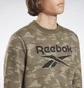 Свитшот мужской Reebok Id Camo Crew Olive HE8173