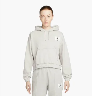 Худи женское Air Jordan Essentials Fleece Hoodie Grey DD6998-012