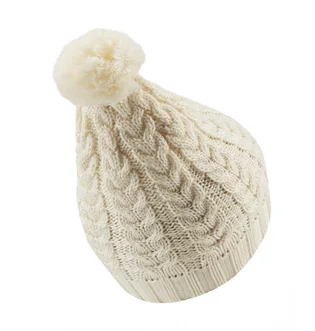 Шапка женская Nike W Nsw Knit Pom Beanie White CI3650-110
