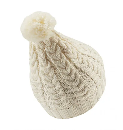 Шапка женская Nike W Nsw Knit Pom Beanie White CI3650-110