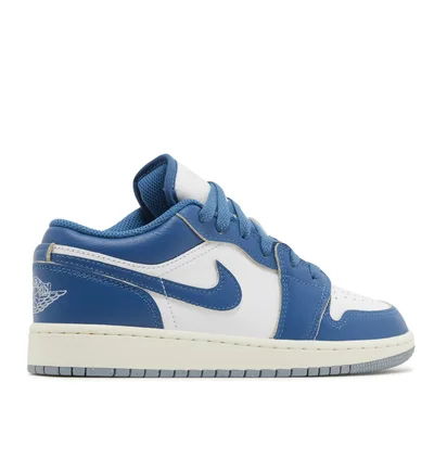 Кроссовки детские Air Jordan 1 Low Se Gs White/Blue FN9137-141