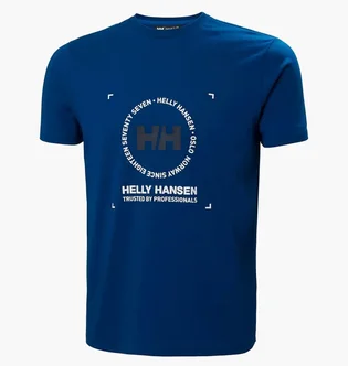 Футболка мужская Helly Hansen Move Cotton T-Shirt Blue 53976-606
