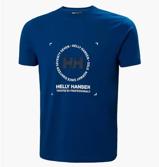 Футболка мужская Helly Hansen Move Cotton T-Shirt Blue 53976-606