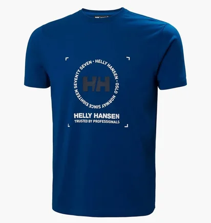 Футболка мужская Helly Hansen Move Cotton T-Shirt Blue 53976-606