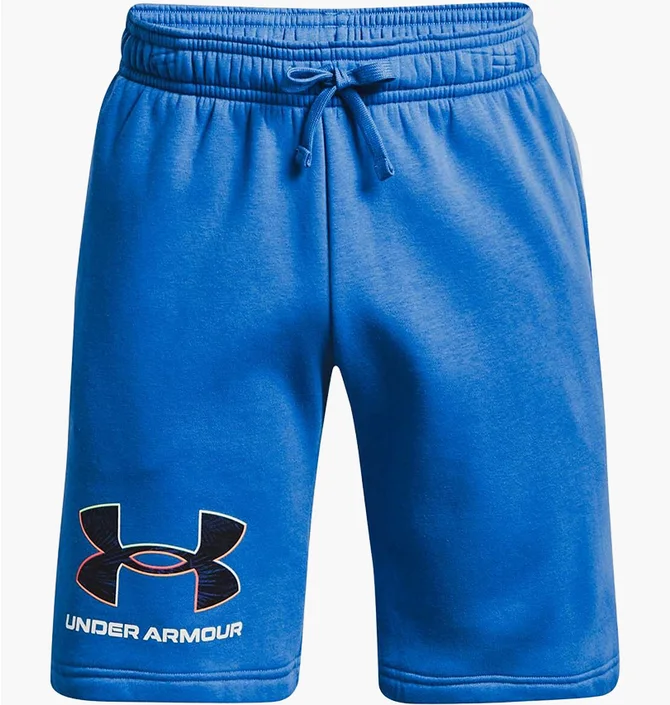 Шорты мужские Under Armour Rival Flc Graphic Short Blue 1370350-474