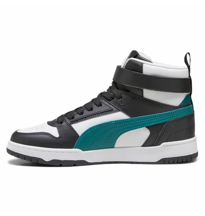 Кроссовки мужские Puma Rbd Game High Top Sneakers Black/White 385839-19