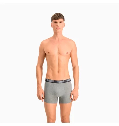 Трусы мужские Puma Basic Boxer (2 шт) Black/Grey 906823-05