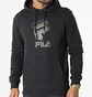 Худи мужское Fila Bever Hoody Black FAM018680001