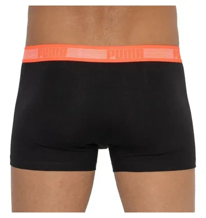 Трусы мужские Puma Worldhood Stripe Trunk Black/Multi (2 шт) 501004001-030