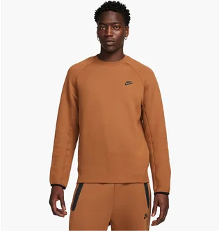 Світшот чоловічий Nike Sportswear Tech Fleece Crew Brown FB7916-281