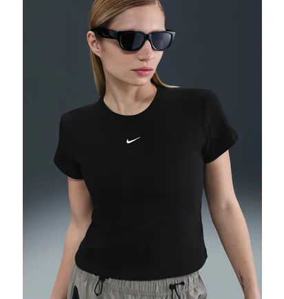 Футболка женская Nike Tight Ribbed Black HV4994-010
