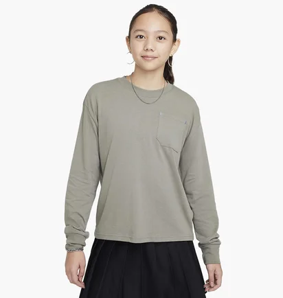 Лонгслів дитячий Nike Nsw City Utility Ls Top Grey HF4205-053