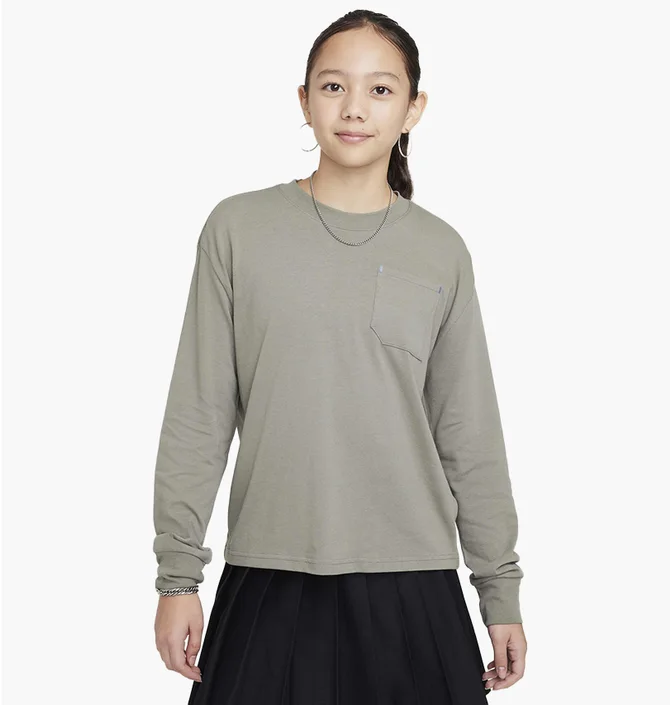 Лонгслів дитячий Nike Nsw City Utility Ls Top Grey HF4205-053