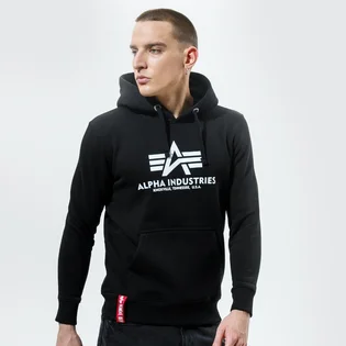 Худі чоловіче Alpha Industries Basic Hoody Black 178312-03