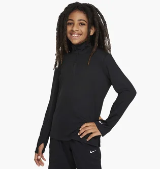 Кофта дитяча Nike Multi Older Dri-Fit Uv Long-Sleeve 1/2-Zip Top Black FN8375-010