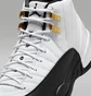 Кроссовки унисекс Air Jordan 12 Retro Taxi White/Black CT8013-117