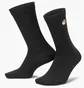 Носки унисекс Nike U Ed Ess Cre 168 A Tn Black (1 пара) DR9752-010