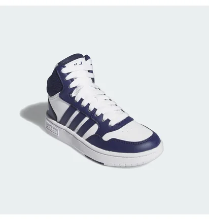 Кроссовки детские Adidas Hoops 3.0 Mid White/Blue IG3717