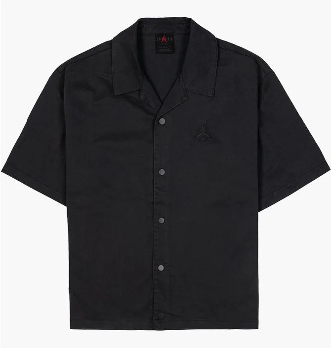 Рубашка мужская Air Jordan Essential Statement Button Up Short Sleeve Black FN4625-070
