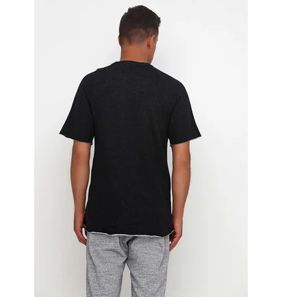 Футболка мужская Nike Jsw Wings Lite S/S Fleece Crew Black Ah4874-032