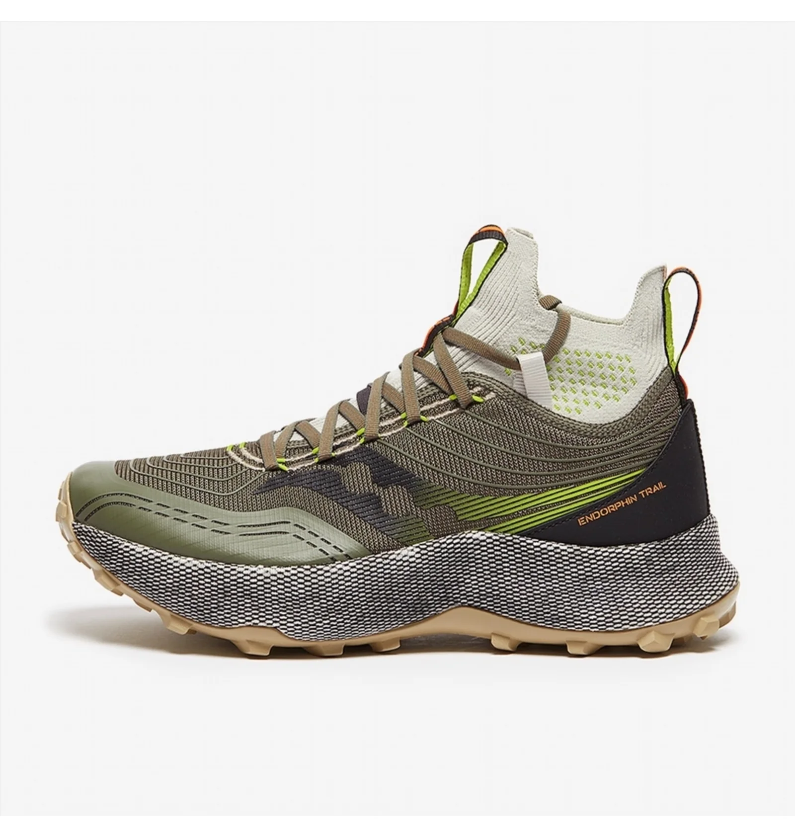 ᐉ Кроссовки мужские Saucony Endorphin Trail Mid Olive S20646-06