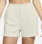 Шорты женские Nike Sportswear Chill Knit High-Waisted Slim 3 Ribbed Shorts Beige FN3674-104
