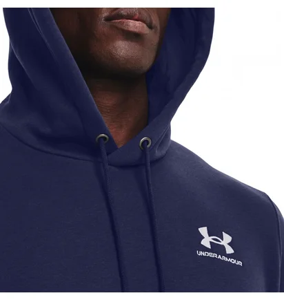 Худи мужское Under Armour Hooded Sweatshirt Ua Essential Fleece Blue 1373880-410