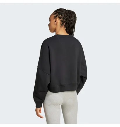 Свитшот женский Adidas Essentials Crew Fleece Sweatshirt Black IW0953