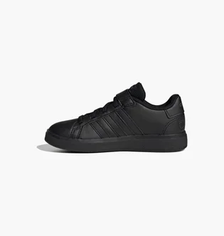 Кроссовки детские Adidas Grand Court Elastic Lace And Top Strap Black FZ6161