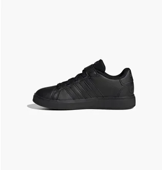 Кроссовки детские Adidas Grand Court Elastic Lace And Top Strap Black FZ6161