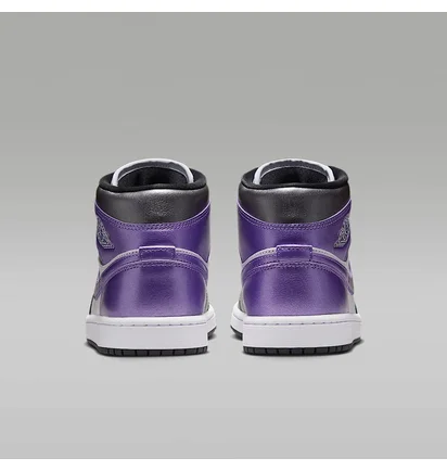 Кроссовки женские Air Jordan 1 Mid Se Violet/White HJ5911-105