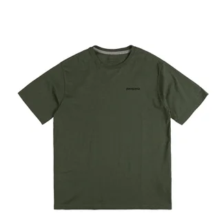 Футболка мужская Patagonia P-6 Logo Responsibili-Tee Green 38504-TPGN