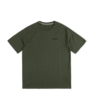 Футболка мужская Patagonia P-6 Logo Responsibili-Tee Green 38504-TPGN