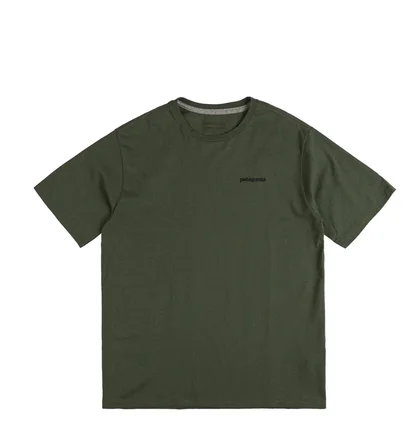Футболка мужская Patagonia P-6 Logo Responsibili-Tee Green 38504-TPGN
