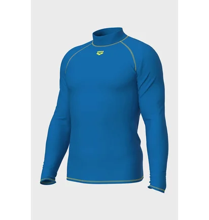 Лонгслив мужской Arena Rash Vest Graphic Blue 011107-830