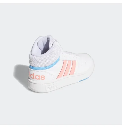 Кроссовки детские Adidas Hoops Mid Shoes White Gw6110