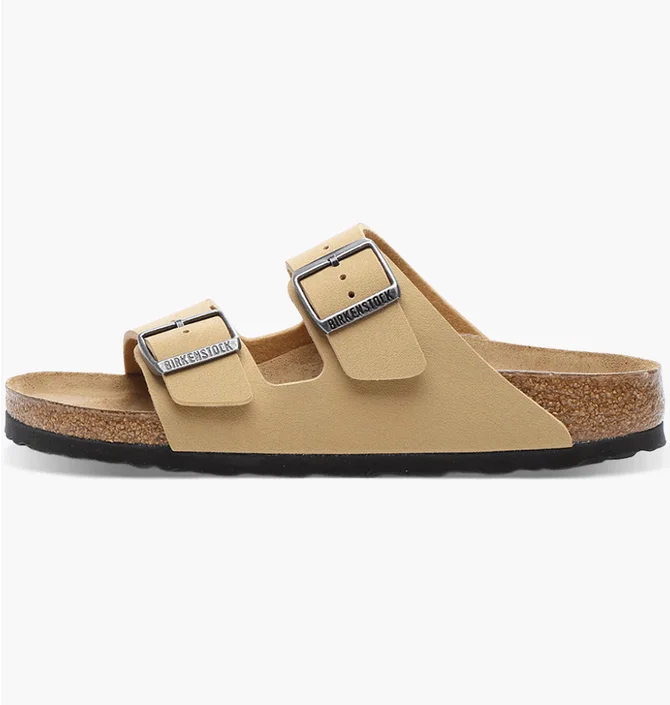 Сандалі жіночі BIRKENSTOCK Arizona Birko-Flor Birkibuc Beige 1029151