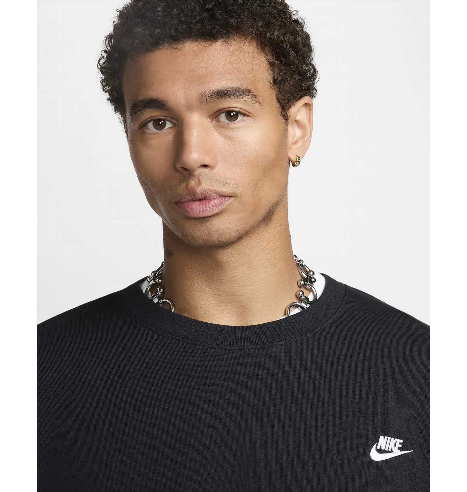 ᐉ Світшот чоловічий Nike Club Fleece Black HJ1819-010 - придбати