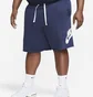 Шорти чоловічі Nike Club Alumni Mens French Terry Blue Dx0502-410