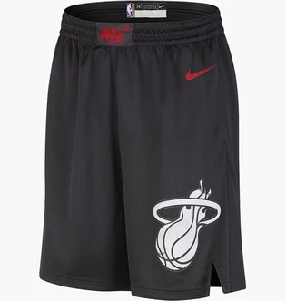 Шорты мужские Nike Dri-Fit Nba Swingman Miami Heat City Edition 2023/24 Black DX8708-010