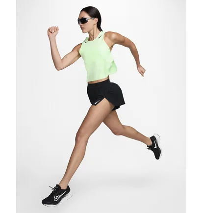 Майка жіноча Nike Aeroswift Dri-Fit Adv Cropped Running Tank Top Green FN2713-376
