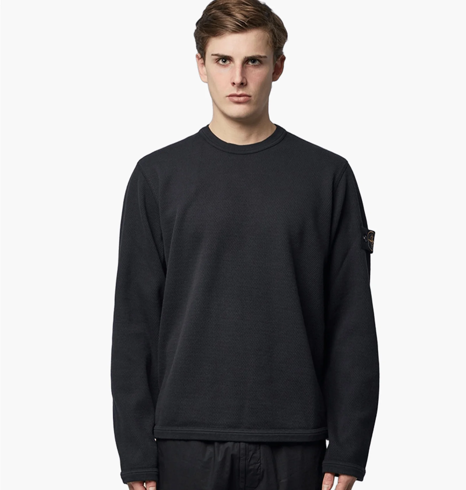 ᐉ Світшот чоловічий Stone Island Knitwear Black L1S156100011