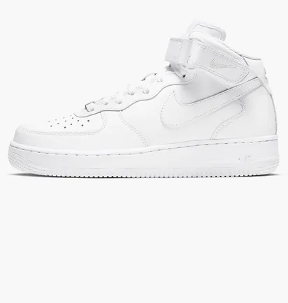 Кросівки жіночі Nike Air Force 1 Mid Triple White Dd9625-100