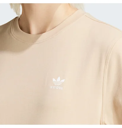 Платье женское Adidas Adicolor Trefoil Dress Beige IY2206